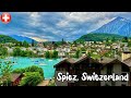 Spiez switzerland walking tour 4k  the most beautiful swiss villages