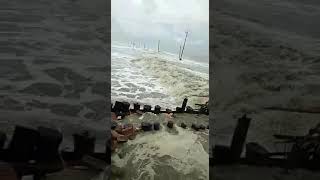 Cyclone Yaas current effect In Gangasagar Kapil Muni Front Side #short #shortvideo