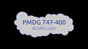 Prepar3d PMDG 747-400 ACARS Login