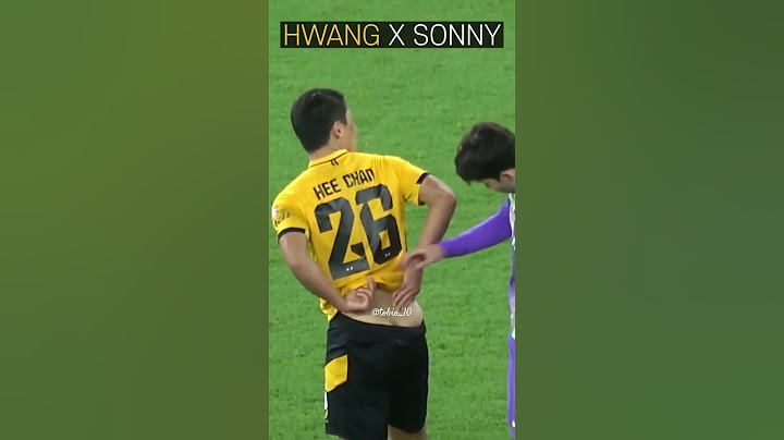손흥민 앞에서 골을 보여주는 황희찬ㅋㅋ