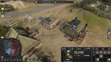 COH3 1v1 USF Vs Wehr- assault engineer build
