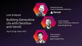 Building Generative UIs with DataStax and Vercel