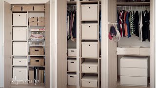 💡Organizational storage tips for a tidy home / Storage tips for utilizing built-in closet space