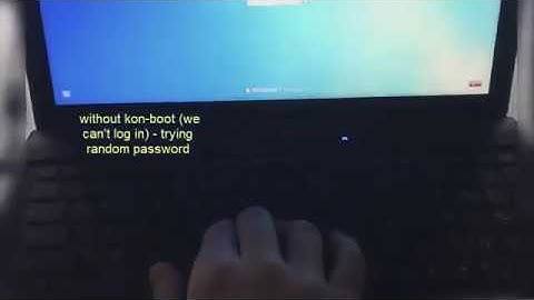 Forgot Windows 7 password? Lost Windows 7 password? Use kon-boot to solve this problem.