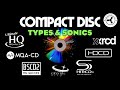 Cd types  sonic quality uhqcd shmcd bscd2 crystal disc mqacd etc