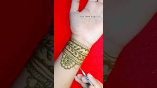 Mehndi Border Design | Henna Design | #mehndi #shorts #ytshorts #shortsfeed
