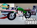 Montei uma moto turbo de 500cc  my garage 13