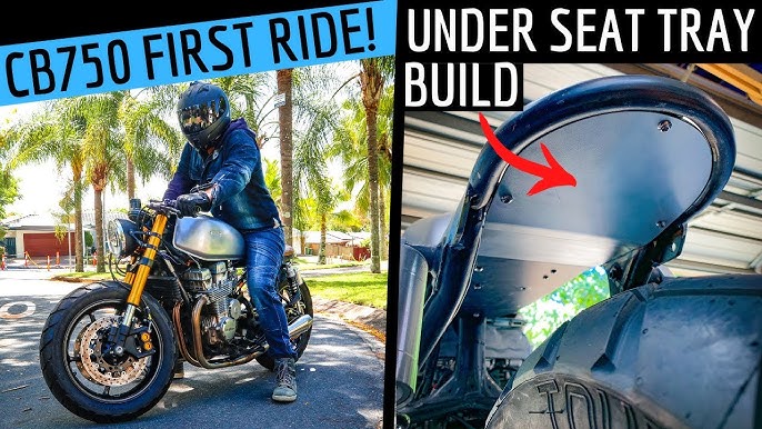 Diy Honda Cb750 ☆ Cafe Racer Finishing Of The Foam Seat Shaping & A Ride To  The Beach Ep 11 - Youtube