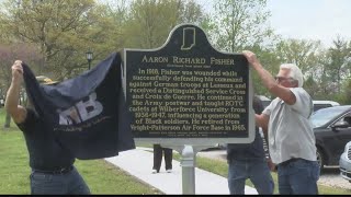 Historical marker honors hometown hero