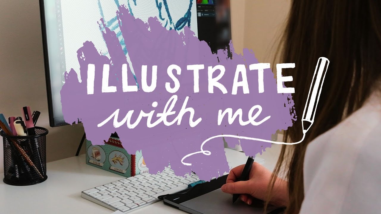 ILLUSTRATION PROCESS ️ Creating a new children's book portfolio piece ...