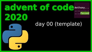 2020 advent of code - day 00 (template)