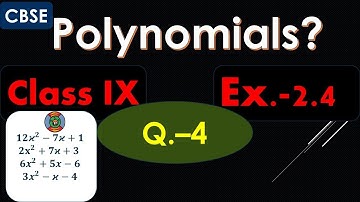 class 9th, maths, (N C E R T)  Exercise  2.4, Q. -4