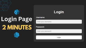 How to create Login Page with ChatGPT | HTML CSS and #ChatGPT