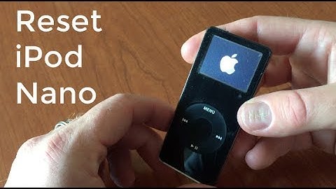How to Reset iPod Nano 1st Gen