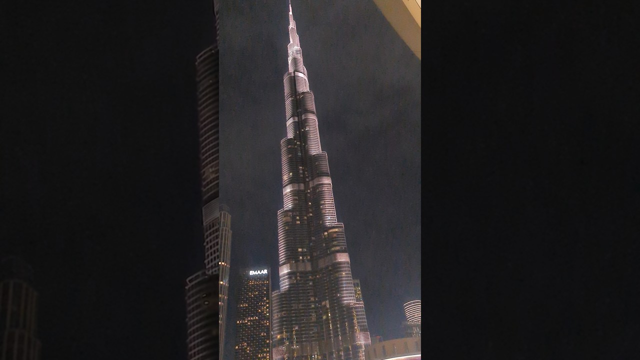 Peaceful Moments at Burj Khalifa Courtyard | Dubai's Calm Side