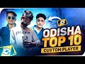Odisha top 10 custom players   odisha players  free fire  kali x gaming