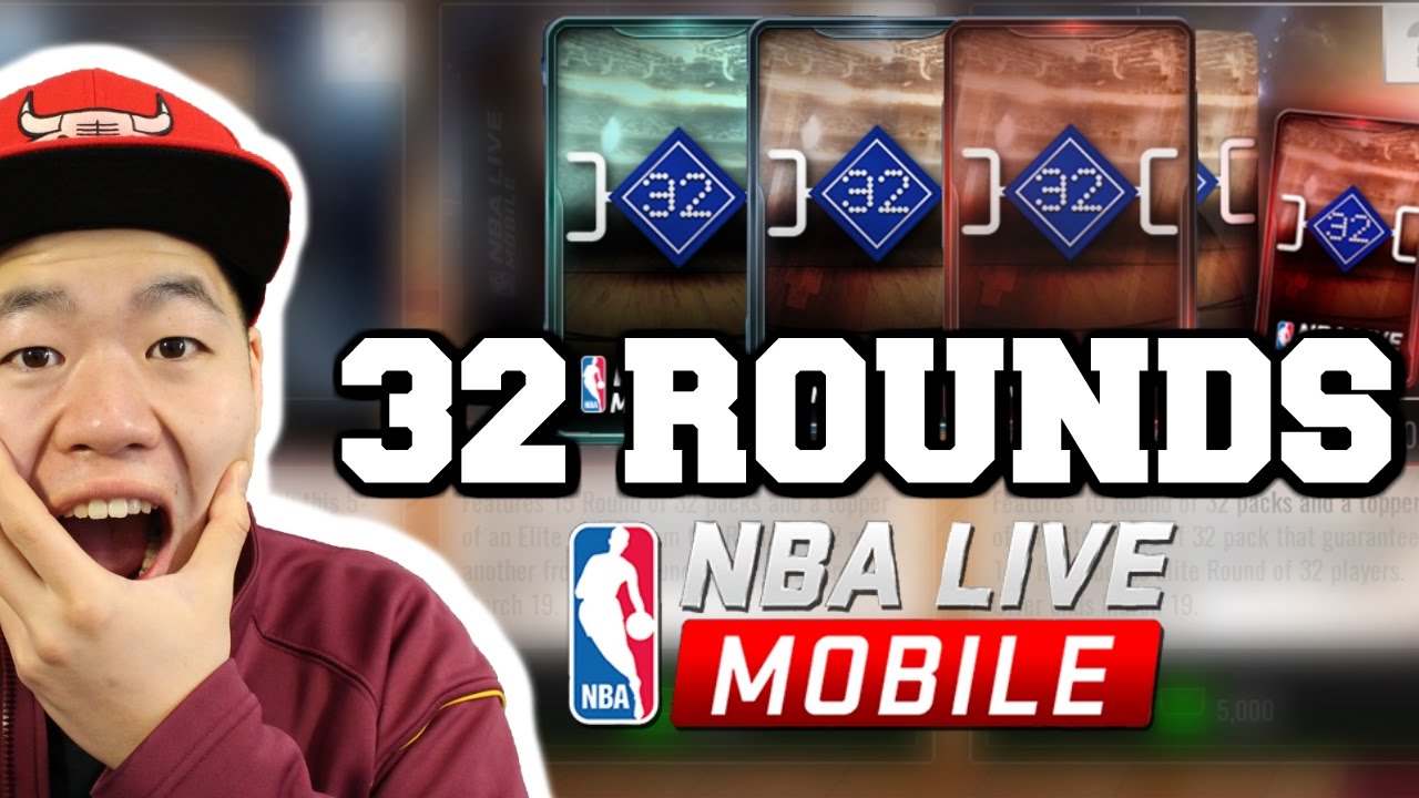 Epic Round of 32 Pack Opening - Back to Back Double Elite Pulls - Nba Live Mobile