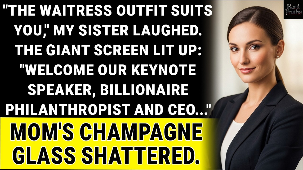 At Mom's Charity Gala, They Made Me Serve Drinks—Then My Foundation's Logo Appeared