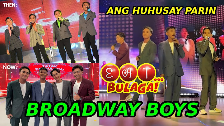 Ang Huhusay Parin! Broadway Boys TATAK EAT BULAGA Singers Lola's Playlist | TVJ TV5 Dabarkads | IK