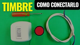 cómo conectar un timbre. #timbres#conectar#electricidad#pulsadores by HB electricidad 1,722 views 2 years ago 2 minutes, 53 seconds