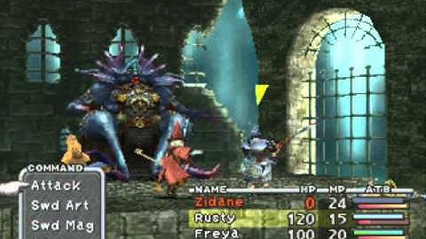 Final Fantasy IX - Low Level Challenge Part 44: Kraken