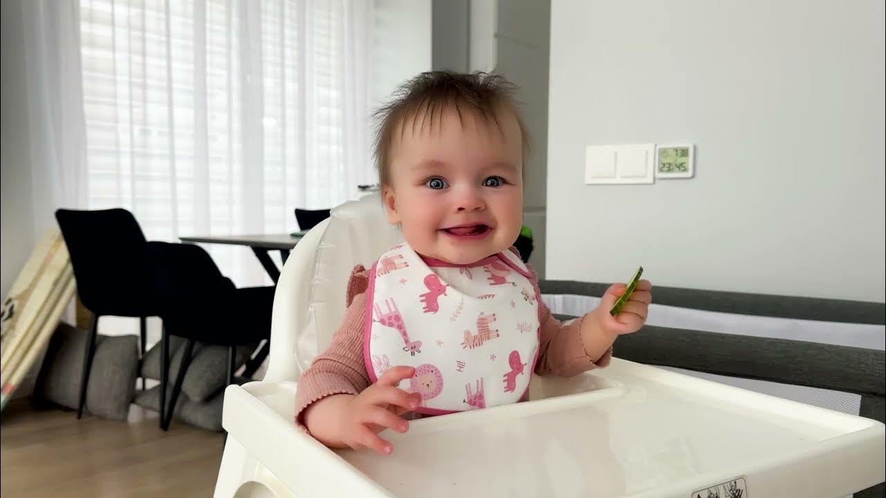 Watch This Baby's Adorable Reaction to Eating Cucumber for the First