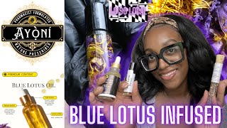 Blue Lotus Flower |Tea, All Over Oil + Infused Perfume Roller | Ayoni Wellness | LSL #baltimore