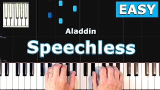 Aladdin - Speechless - Piano Tutorial Easy