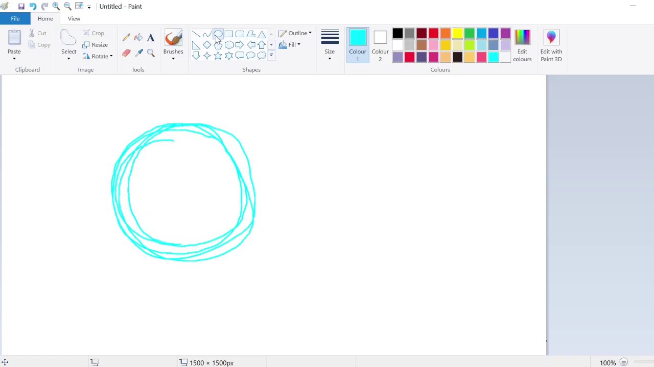 How to Remove a Sketch in MS Paint