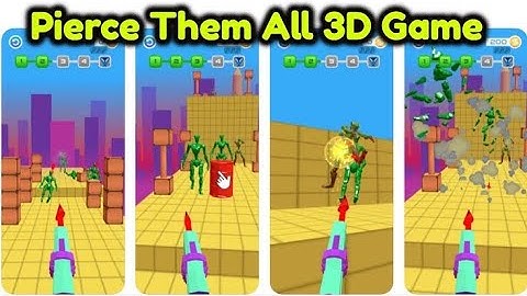 Slice them All! 3D - Siren head Hunting - Gameplay Walkthrough all levels (Android, iOS)