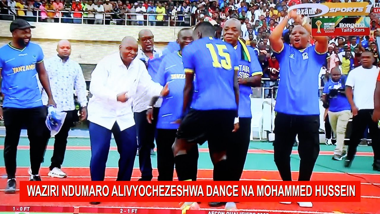 WAZIRI NDUMBARO ALIVYOCHEZESHWA DANCE NA MOHAMMED HUSSEIN - YouTube