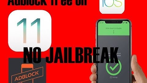 ADBLOCK Free IOS 11/12 No Jailbreak