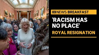 UK royal aide apologises and resigns after making racist comments | ABC News