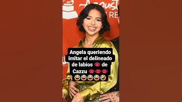 Thumbnail of ÁNGELA QUIERE IMITAR A CAZZU? #angelaaguilar #cazzu #reels #humor #virals