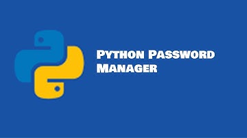 password manager video in python