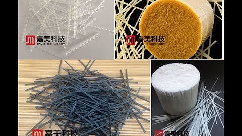 polypropylene polymer concrete macro fiber extruder machine /extrusion line  #shorts