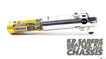 KR Sabers Graflex with a Twist Lock Removable Chassis