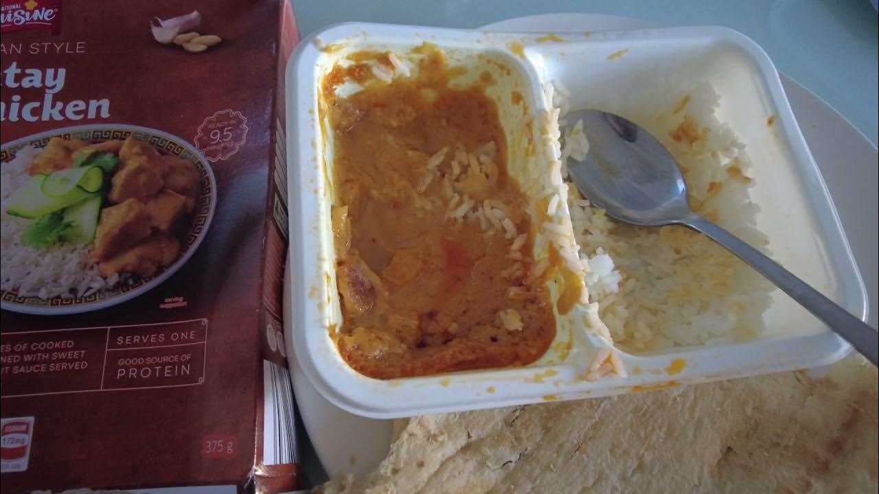 Asian Style Satay Chicken Frozen Meal ALDI International Cuisine