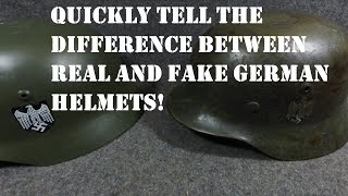 How To Tell If a WW2 German M35 Helmet is Original or Reproduction *IMPORTANT TO KNOW*