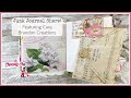 Vintage Linen Junk Journal Share - Featuring Cara Brandon Creations