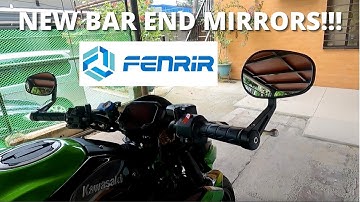 FENRIR Bar End Mirrors | Unboxing and Installation | 2022 Kawasaki Z900