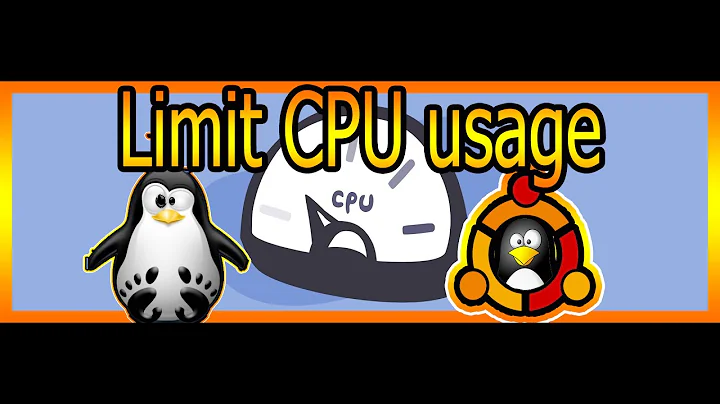 Limit CPU usage UBUNTO LINUX