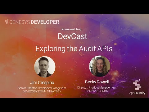 DevCast Tutorial 22 | Exploring the Audit API