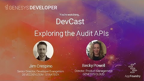 DevCast Tutorial 22 | Exploring the Audit API