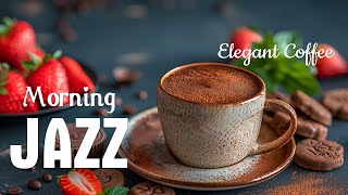 Elegant Morning Jazz Music ☕ Happy Coffee Jazz & Sweet May Bossa Nova Piano to relax, study and work