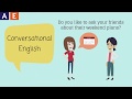 Conversational English - Asking about Weekend Plans