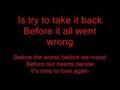 The Script-Before the worst-lyrics