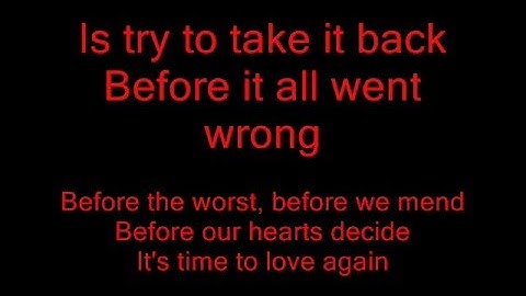The Script-Before the worst-lyrics