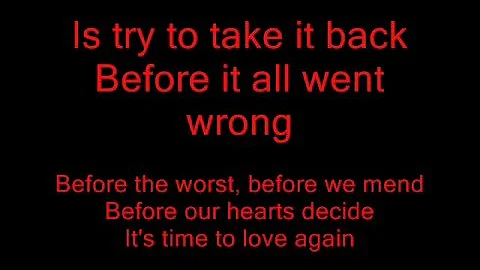 The Script-Before the worst-lyrics