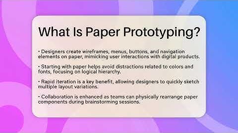 What Is Paper Prototyping? - Graphic Design Nerd
